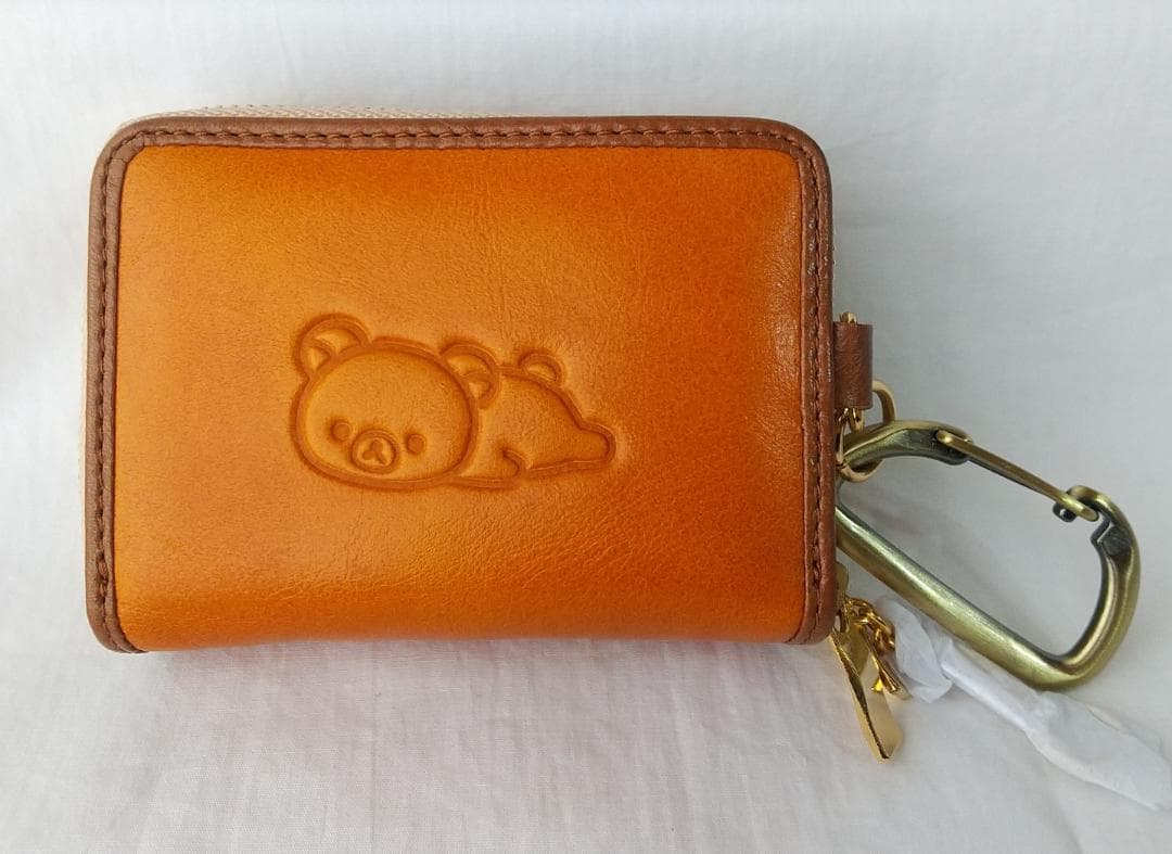 リラックマ　本革　キーケース　リラックマストア限定