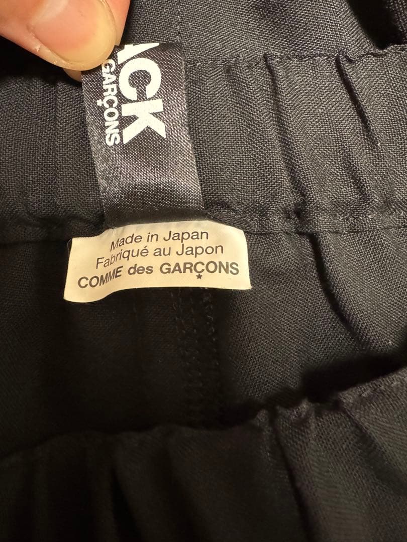 2021SS　ブラックコムデギャルソン　ウールトロペンギンパンツ