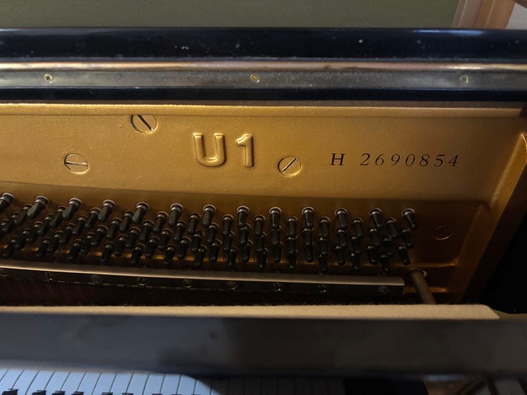 【YAMAHA】アップライトピアノ ブラック