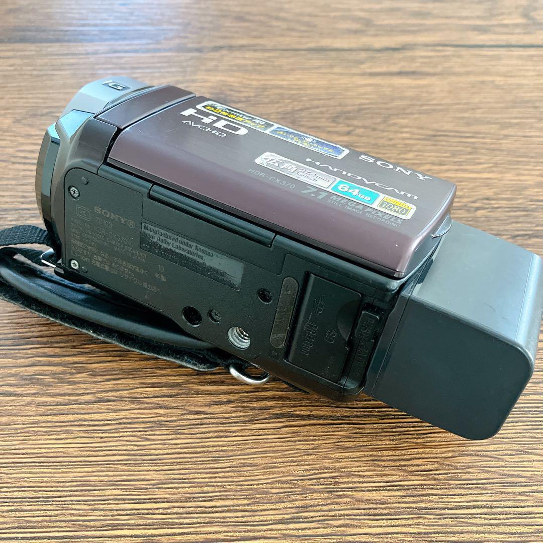 SONY　Handycam　HDR-CX370V ビデオカメラ　動作品　PC転送