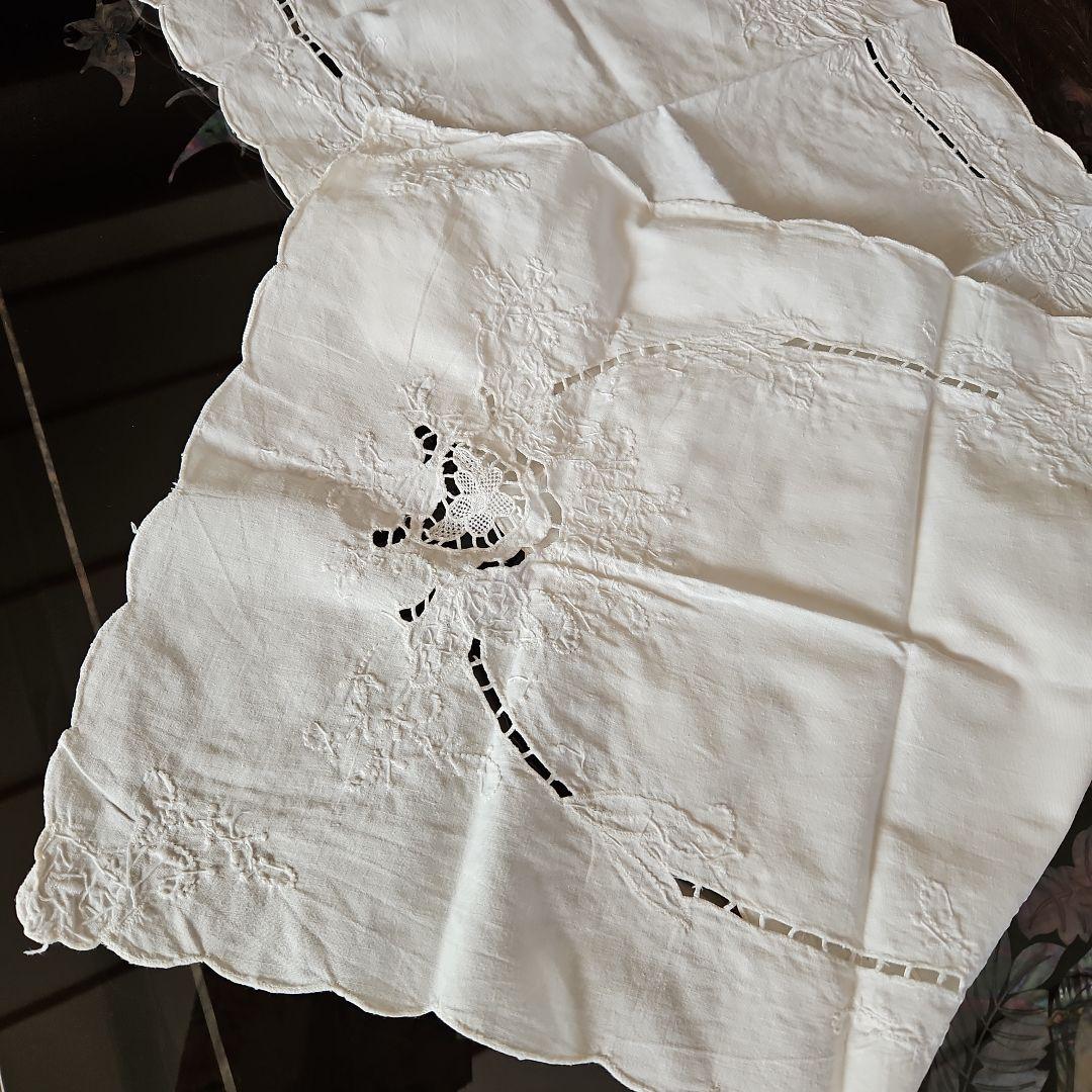 イギリスアンティークテーブルランナー