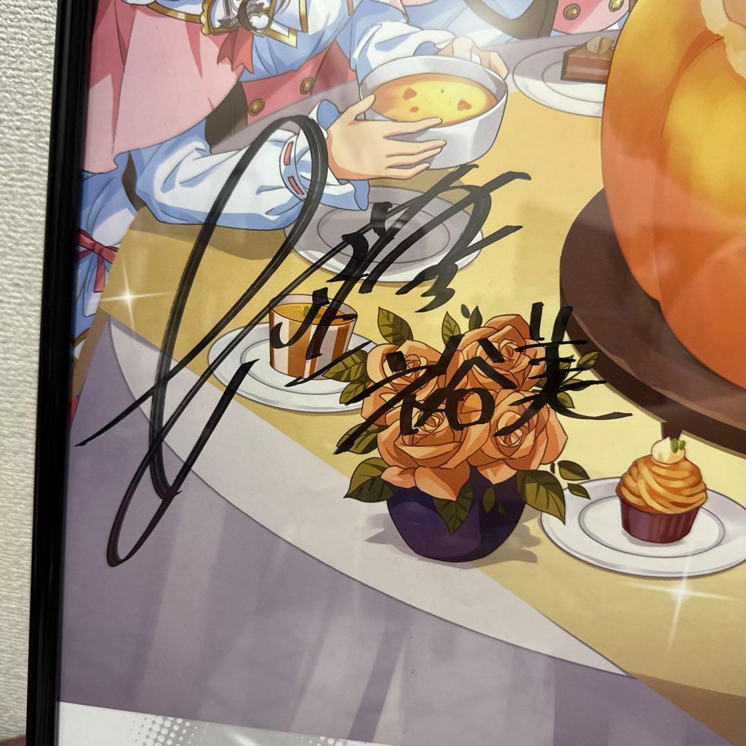 シンデレラガールズ かぼちゃ姫 直筆サイン入りB2ポスター 関裕美 森久保乃々