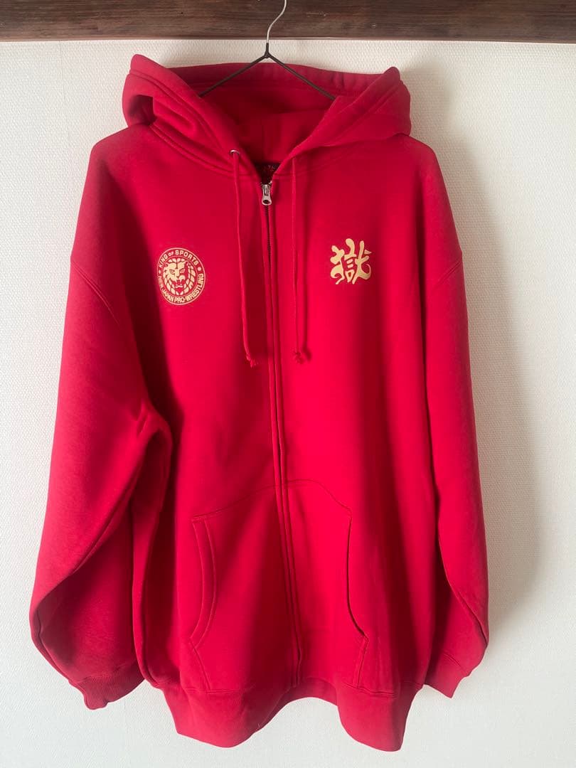 打首獄門同好会　新日本プロレス フルジッパーパーカー XXL