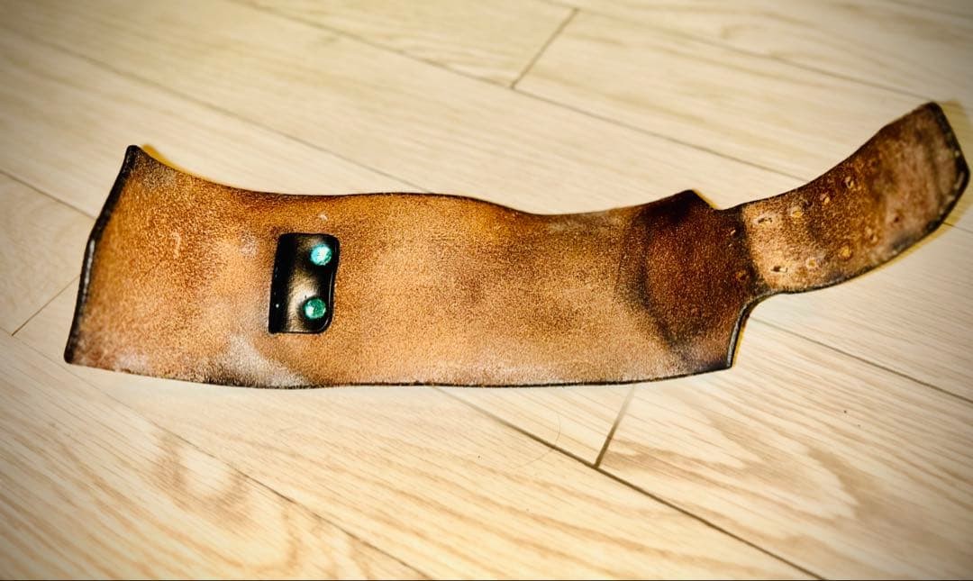 値下げ　ウルフズヘッドロゴ刻印　70mm 黒