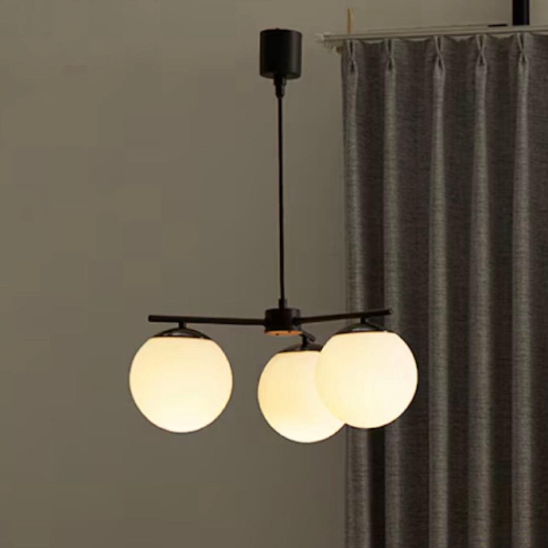 フロストガラス ペンダントライト 3灯 ニトリ ASM