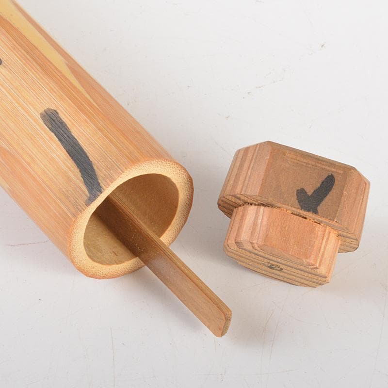 茶道具　茶杓　銘「好日」　前大徳寺　藤井誡堂書付　共筒共箱　C　6042