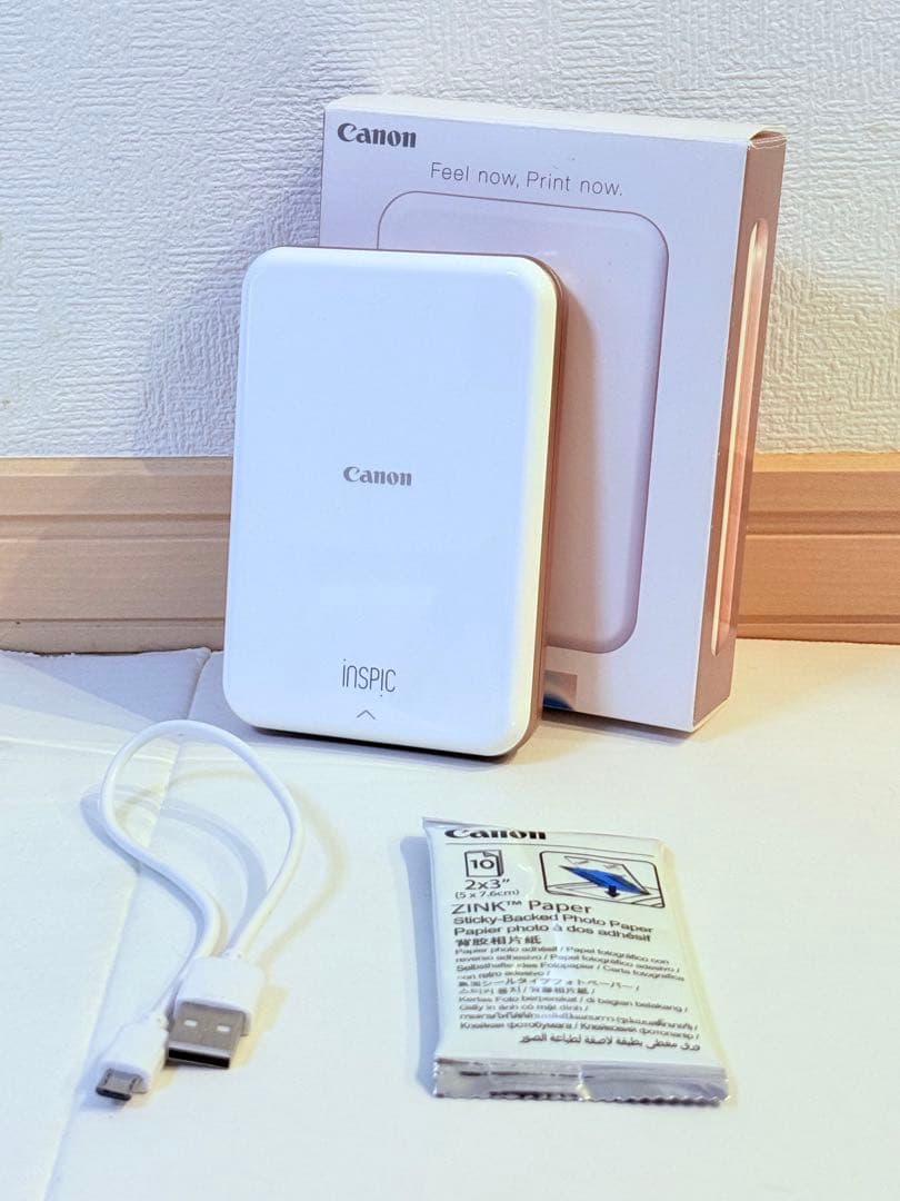 キャノン インスピック ＋フォトペーパー10枚＋5枚 動作保証 美品 箱付属品付