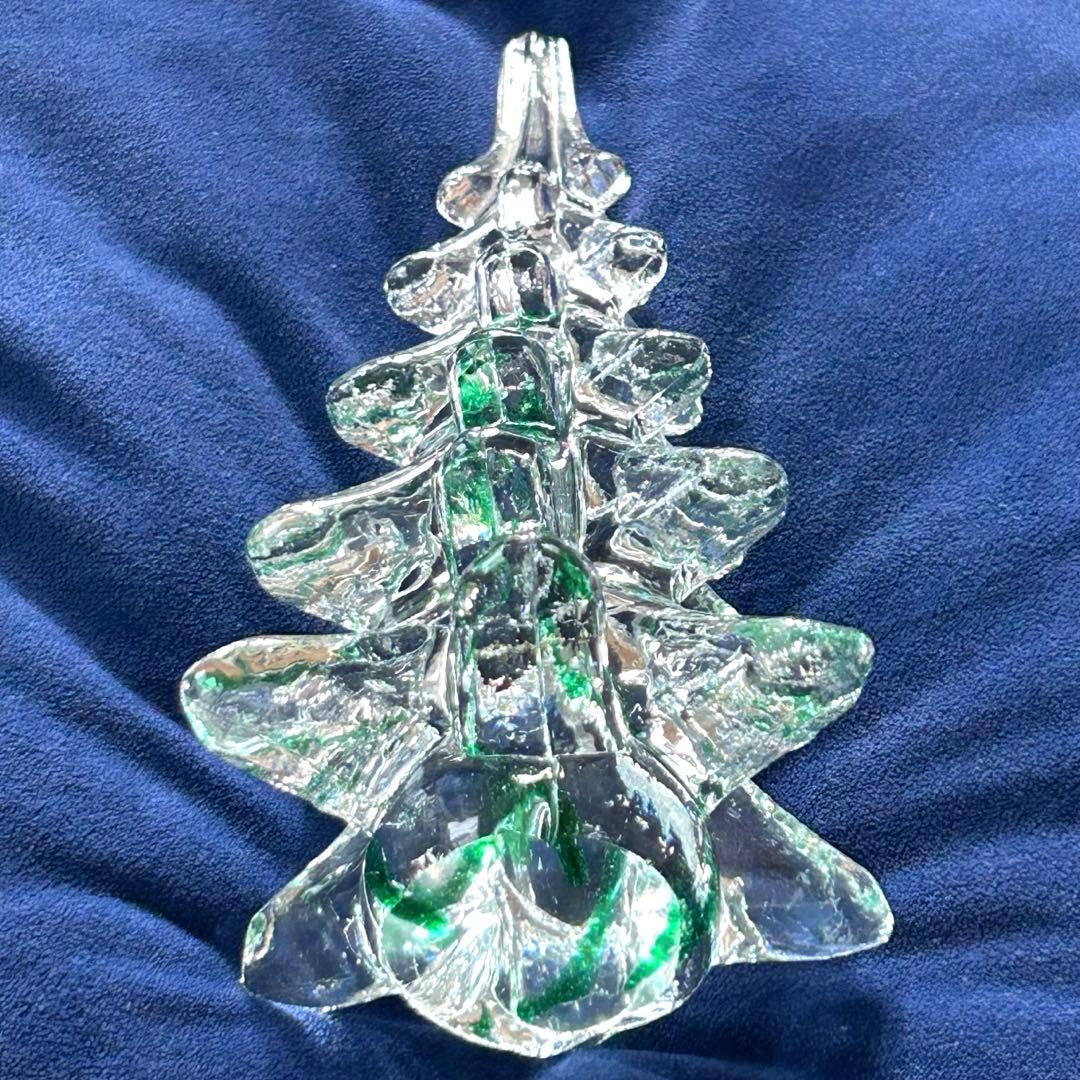 ヴィンテージ　クリスタル　ガラス　クリスマスツリー④