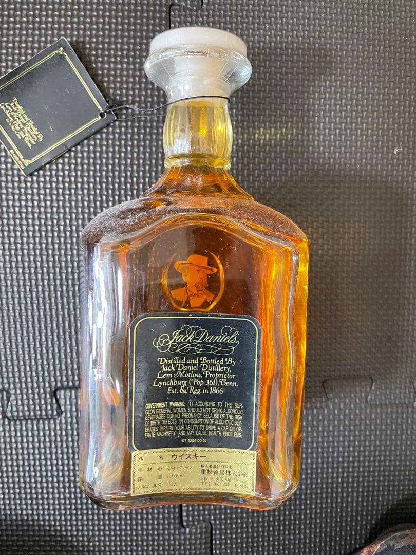 [未開封]Jack Daniel's テネシーウイスキー　125周年記念ボトル