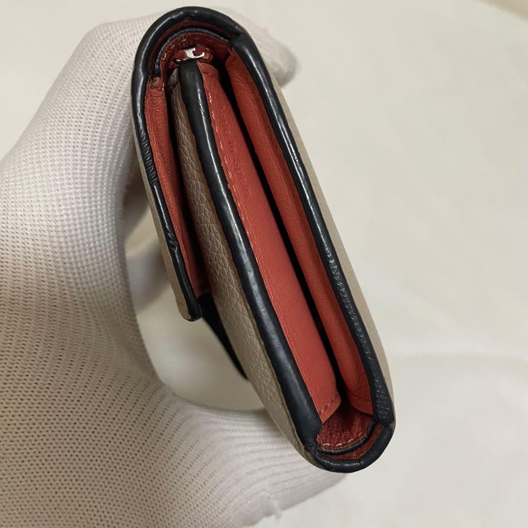 ロエベ LOEWE バーティカルウォレット 三つ折り財布