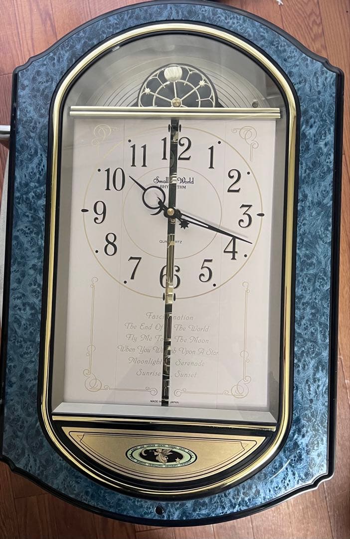 【美品】RHYTHM リズムからくり時計 4MH744RH スモールワールド