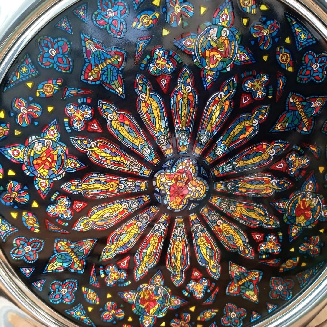 セント・ジョン・ザ・ディヴァイン大聖堂 ステンドグラス バラ窓グラスマスターズ社