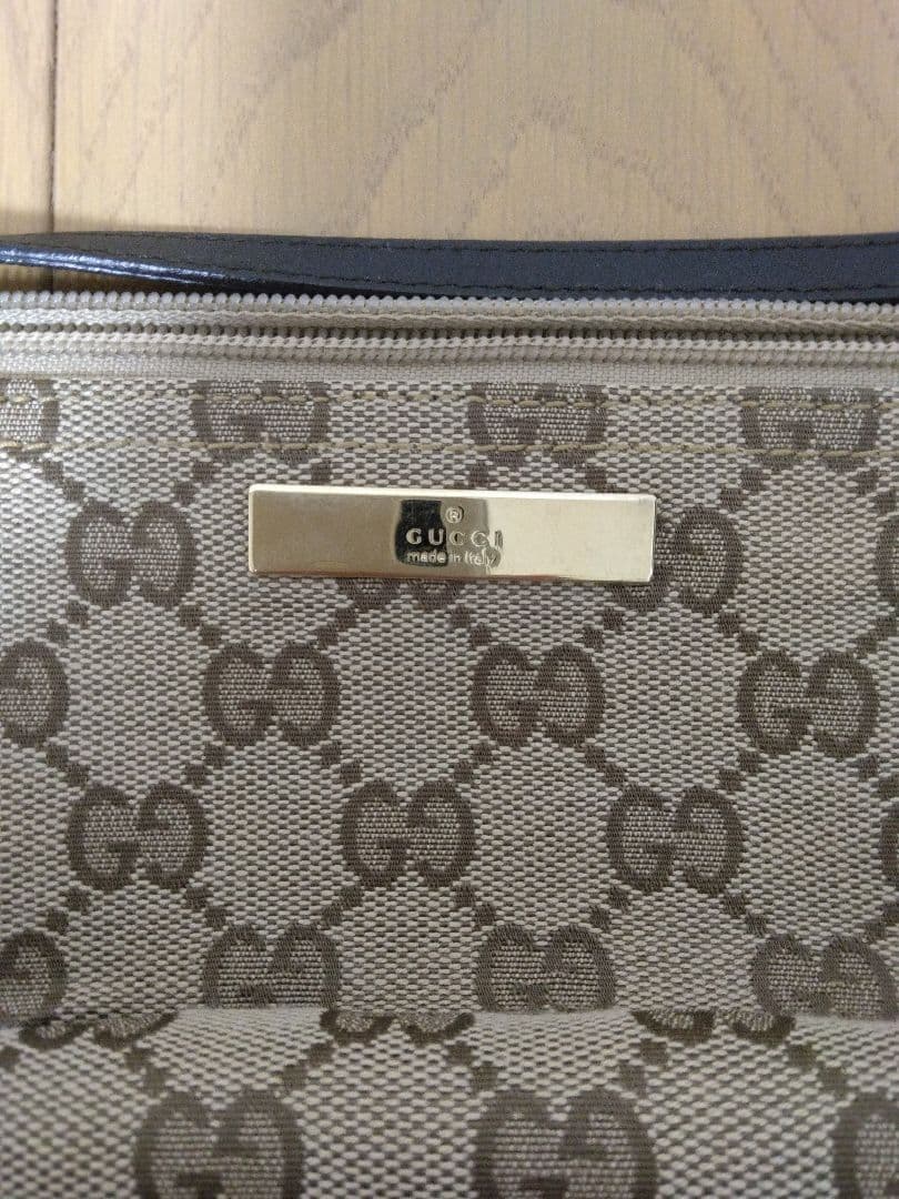 あ*ん様 GUCCI ベージュ GGパターン ハンドバッグ