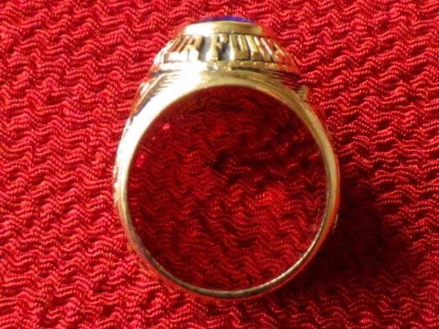 レア【1980年代頃】米軍 USAF ゴールド ヴィンテージ ミリタリー リング