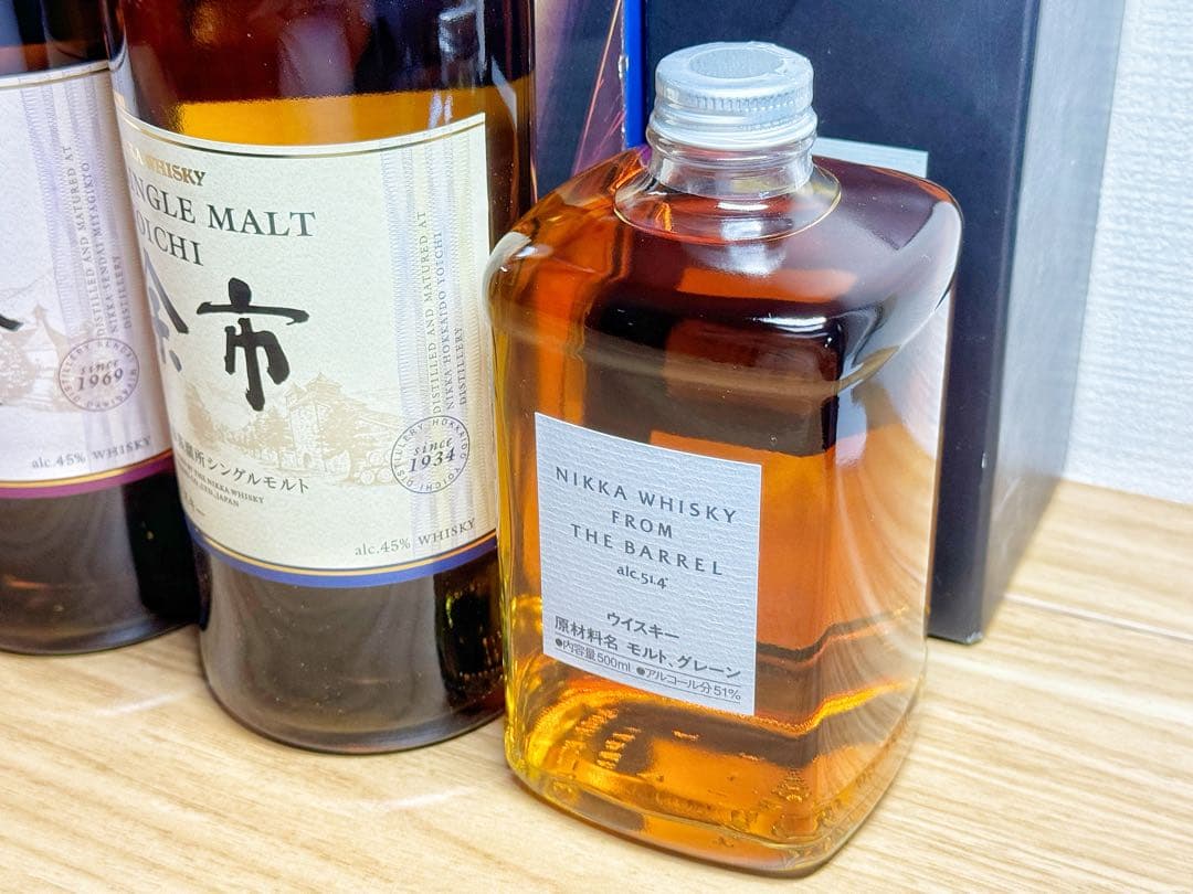 竹鶴　余市　宮城峡　フロムザバレル　白州　ゴールドラム