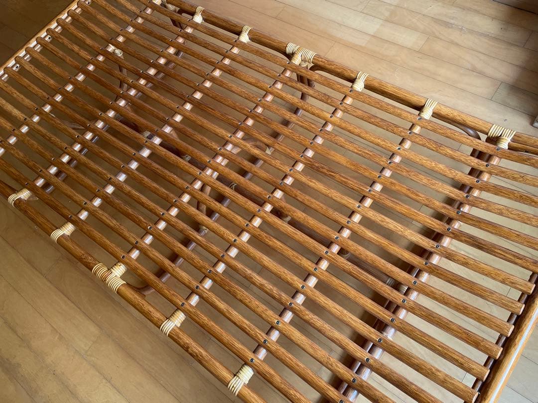 ザ、湘南サーファー❗️専用 《籐 ラタン シングルベッド》お引取り割引あり。