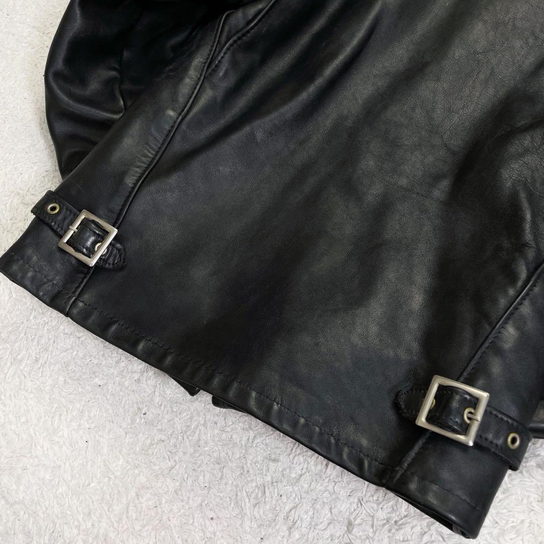希少★shott レザージャケット ライダースジャケット ボアライナー付 34