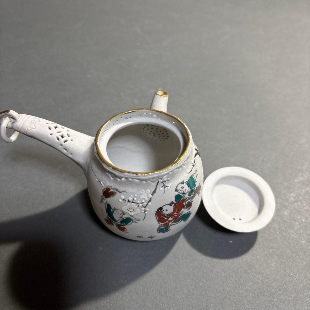 萬古焼　龍昇　横手急須