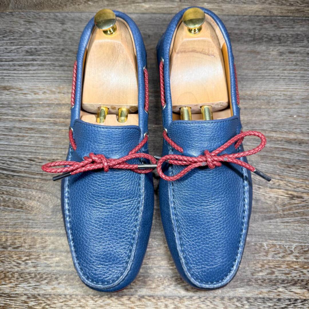 【展示未使用品】◆BALLY◆バリー 27.5cm ドライビングシューズ レザー