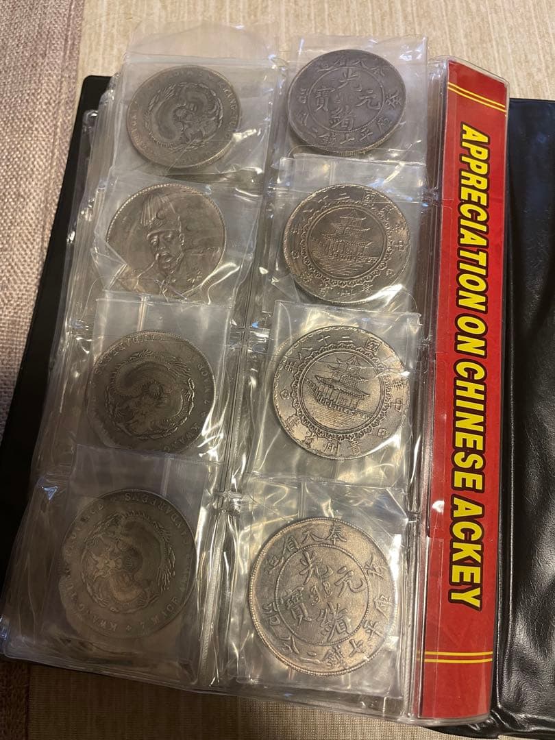 中國銀元鑑賞用 80枚セット