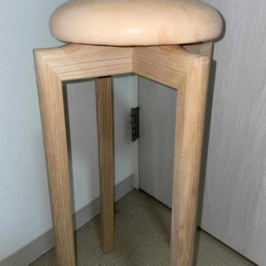 美品 匠工芸 TAKUMI マッシュルームスツール 日本製家具 Mサイズ