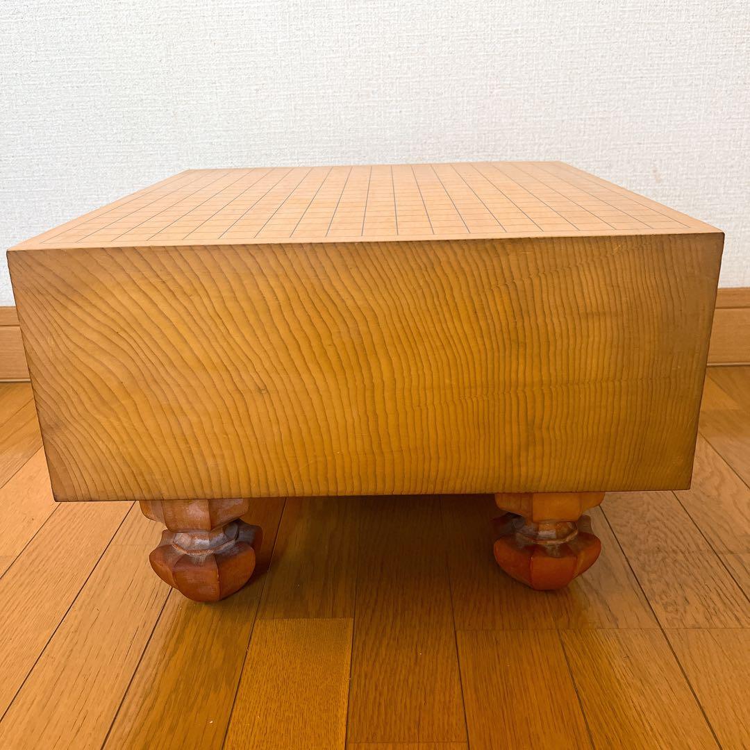 高級囲碁セット 碁盤 碁石 碁笥 へそ 脚付 蛤碁石 高級天然木