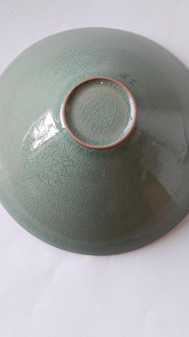 金福漢 漢青 高麗 高麗青磁 青磁器 共箱 栞 茶道具 茶器 茶碗 美品 です。