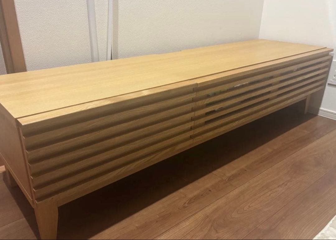 リセノ　テレビ台 LINE 150 ナチュラル 木製　receno