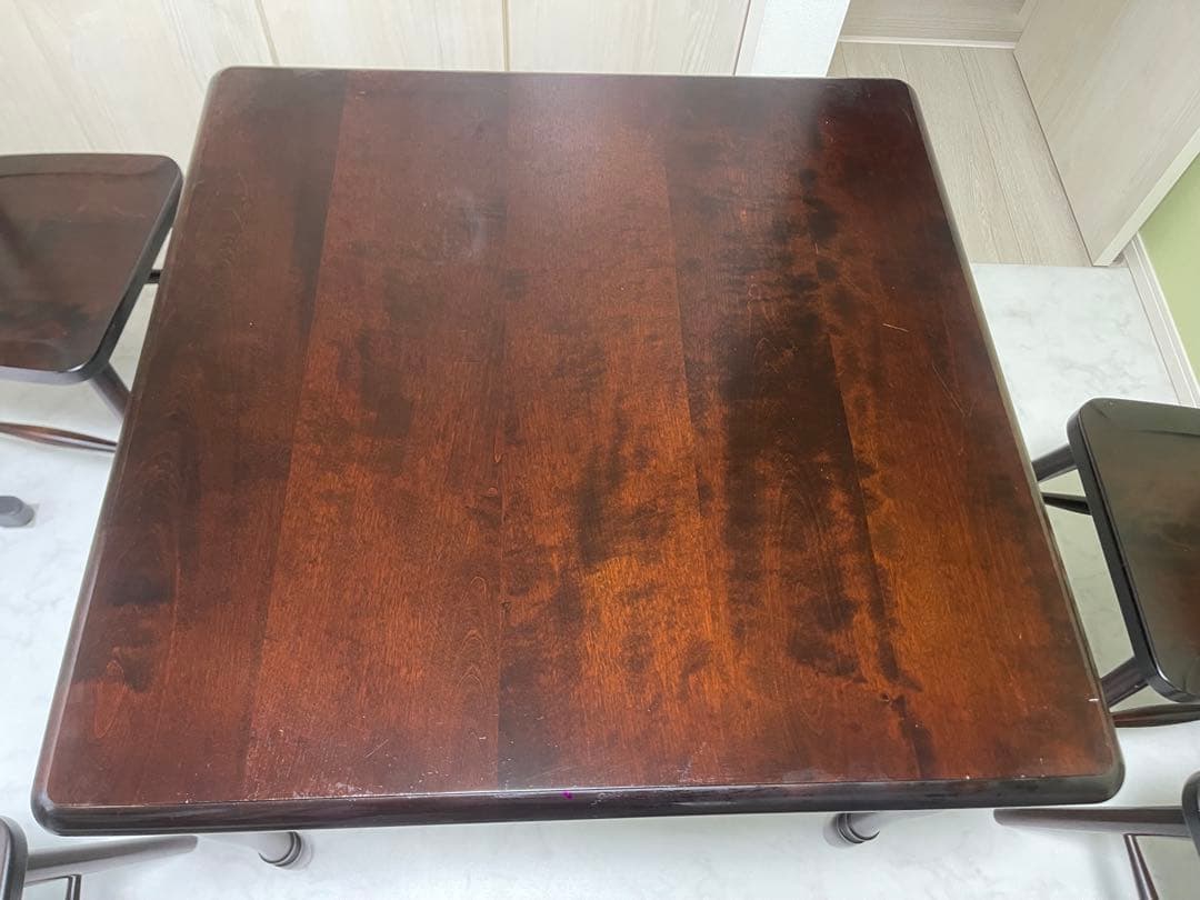 北海道民芸家具　ダイニングテーブル セット★ ★ ★引取り限定★ ★