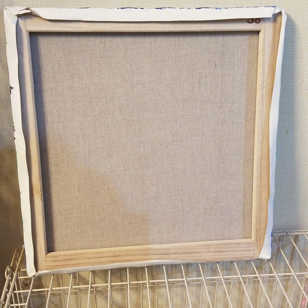 油絵　けい　チンアナゴの間を泳ぐ仲良し魚