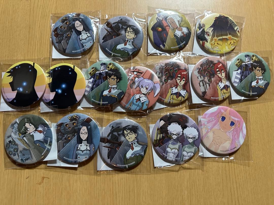 トップをねらえ2 75㎜缶バッジ ミニ色紙セット　C-2、C-4、C-6