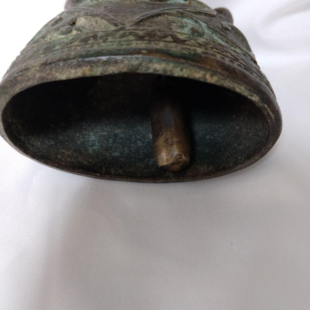 寺院　仏鈴　青銅　ミャンマー　アンティーク　牛　カウベル