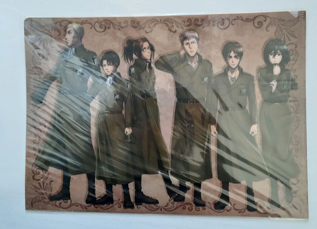 進撃の巨人　クリアファイル　THE　ANIMATION　GALLERY　限定品