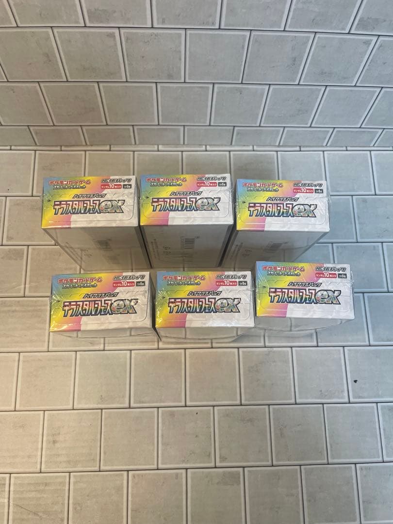 ポケモンカード ハイクラスパックex　テラスタルフェス 6BOX　シュリンク付