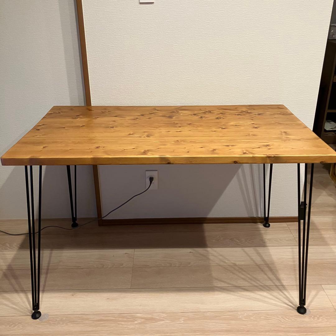 【4/25までに売切希望】LOWYA 天然木ダイニングテーブル 120cm