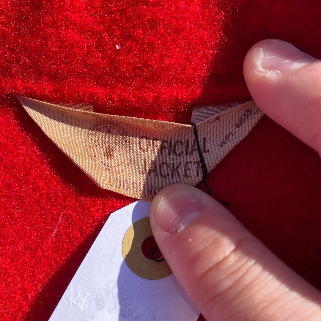 50s ボーイスカウト ウールジャケット ウールシャツ ジャケット BSA 赤