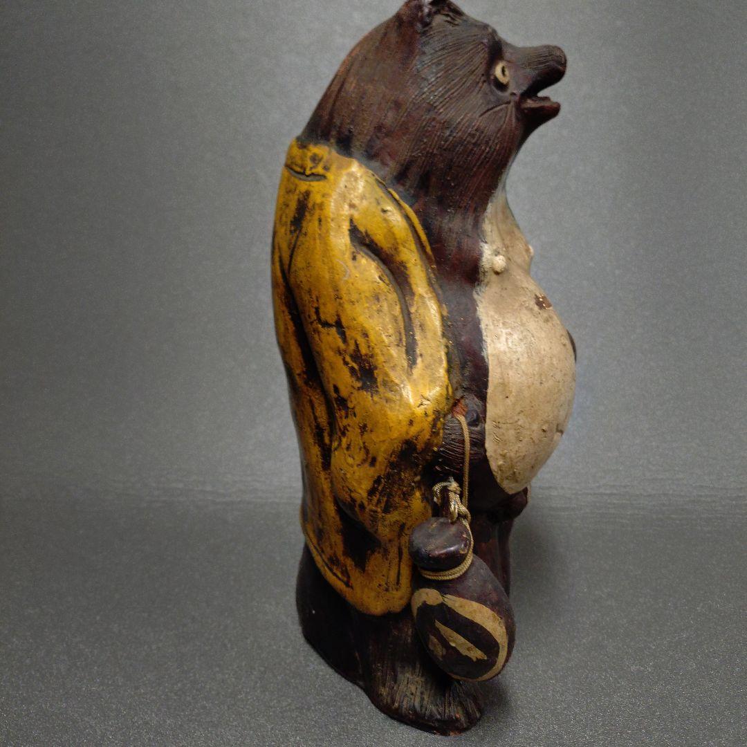 信楽焼　アンティーク狸　狸　タヌキ　たぬき