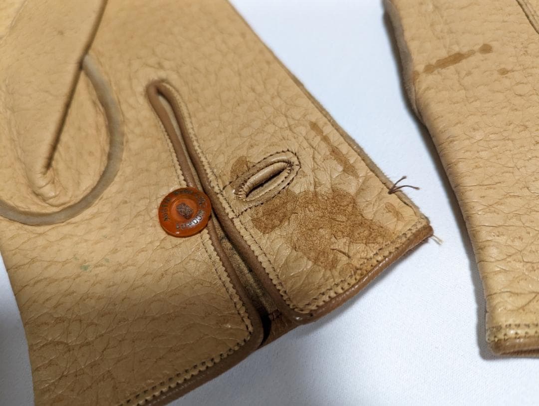 英国製ペッカリーグローブ 革手袋 Austin Reed 40sヴィンテージ