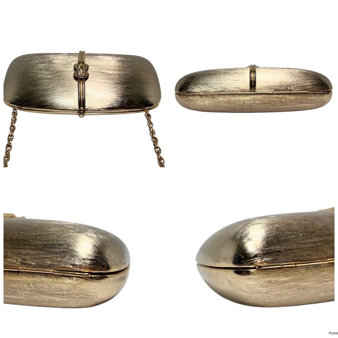 【美品】RODO ロド/ラインストーン金具/チェーン ショルダーバッグ