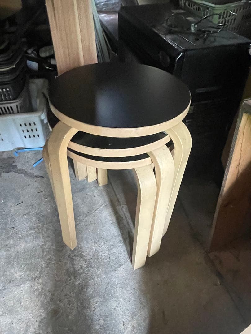 【めっし】スツール　3脚セット