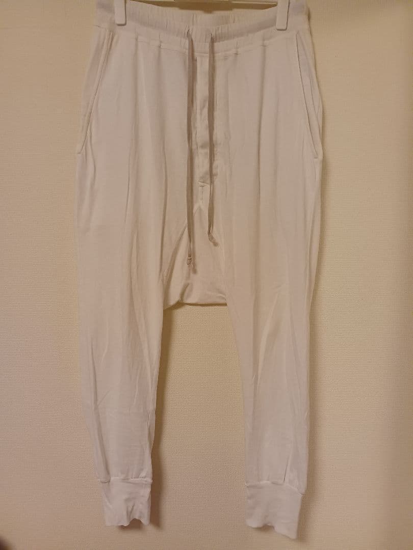 Rick Owens DRKSHDW プリズナー パンツ白サルエル　リック