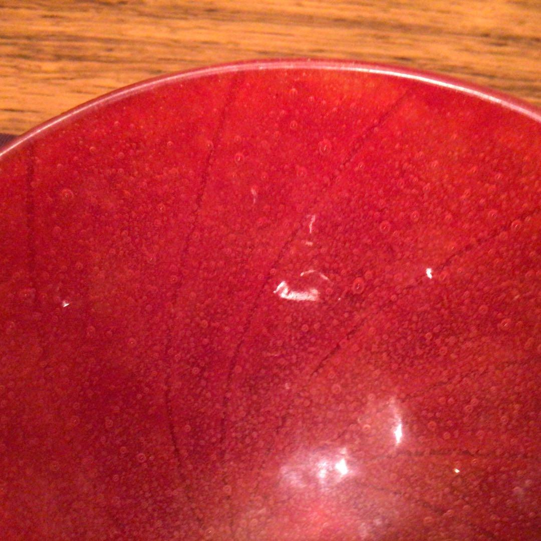 大室桃生さん　パート・ド・ヴェール　ガラスボウル