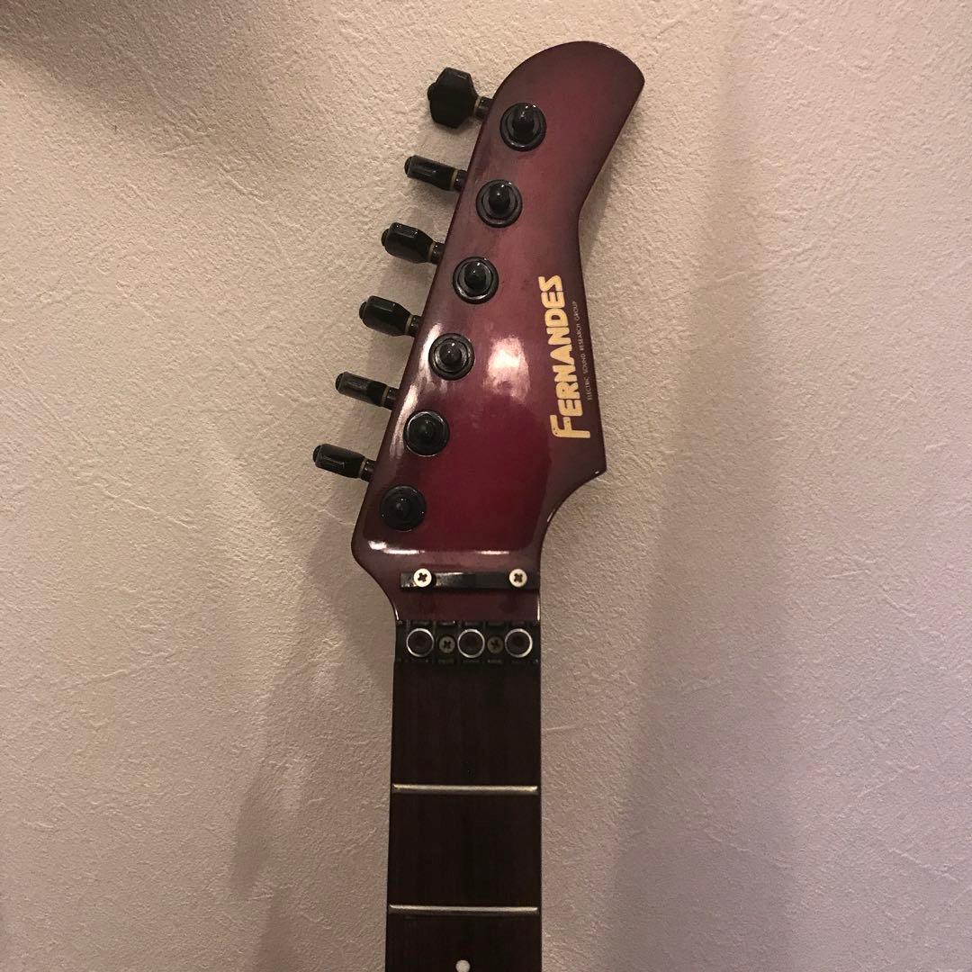 フェルナンデス FR 55 エレキギター pink red