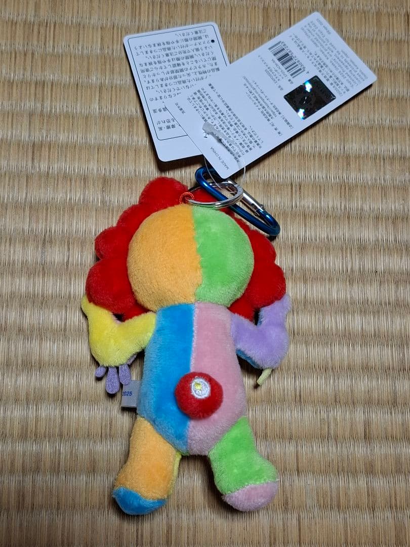 大阪関西万博　ミャクミャク　カラビナ付マスコット　黒　レインボー　ゴールド　桜