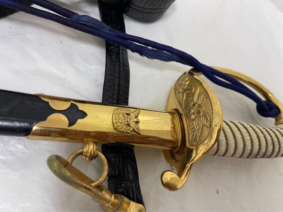 旧日本軍　模造刀　 軍刀　サーベル　 指揮刀 剣帯セット