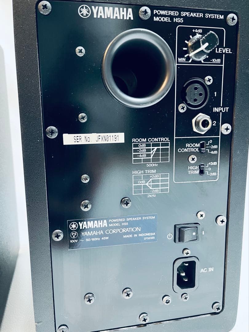 【動作品】YAMAHA パワードスタジオモニター　スピーカー　ペア