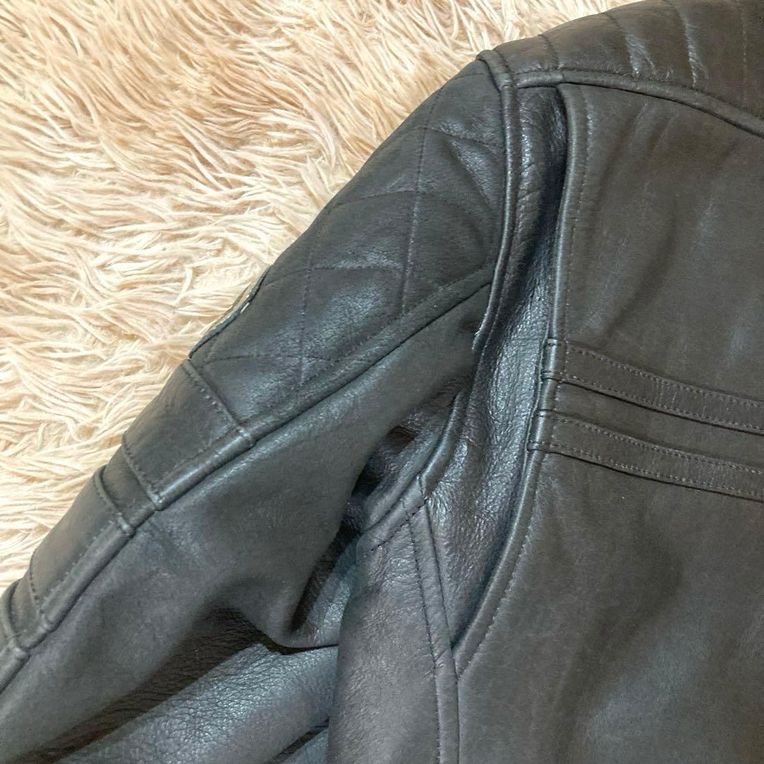 【美品】DEGNER カウレザー ライダースジャケット XL ブラック