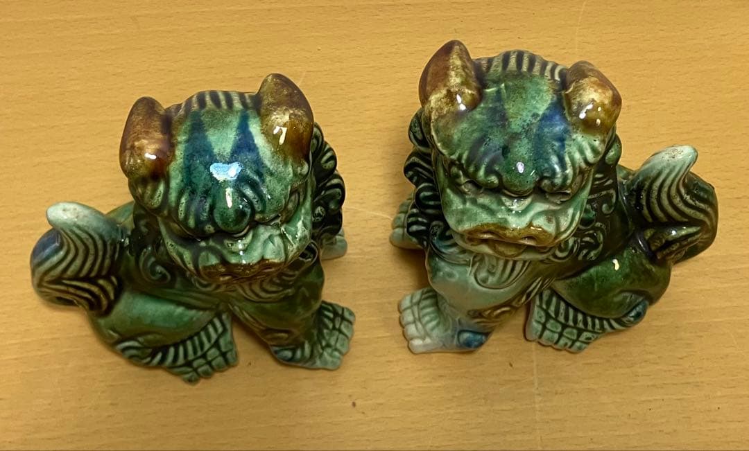 【置物】沖縄　シーサー　魔除け　沖縄土産　陶器　オブジェ