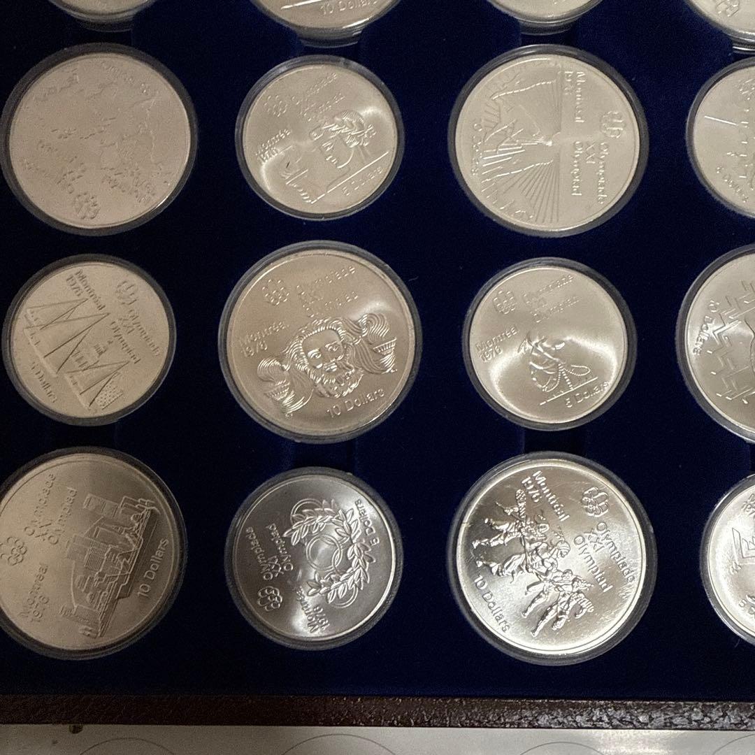 記念銀貨　カナダオリンピック　1976年　28枚