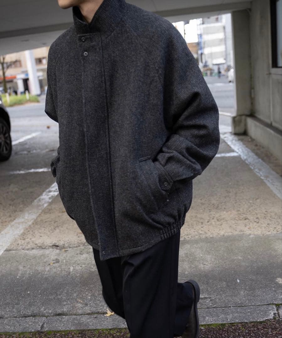 sssteinSTAND COLLAR ZIP BLOUSONシュタインブルゾン